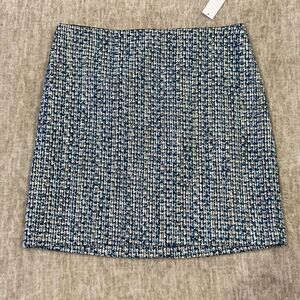 RIVER Teal Tweed Pencil Skirt